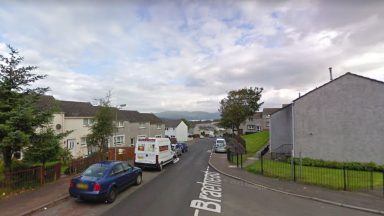 Bricks and fireworks thrown at police in large-scale disorder incident at house in Bonhill, Alexandria