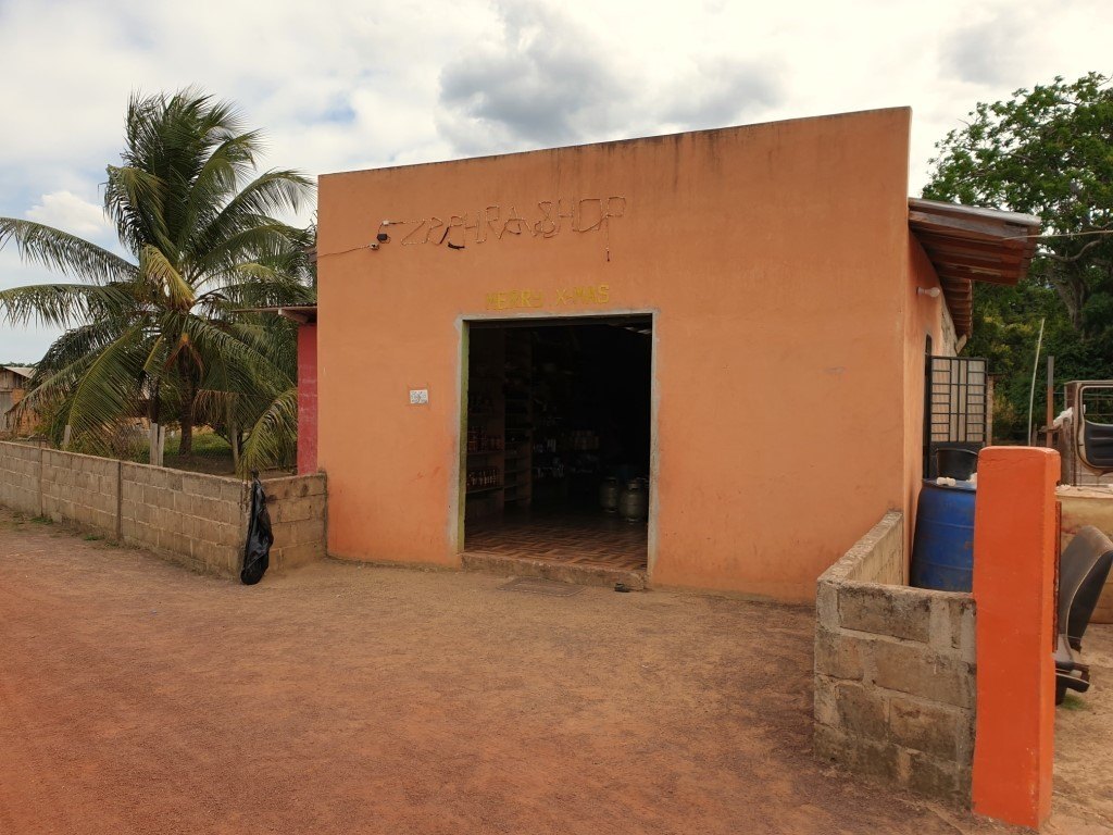 The shop which sells Tunnock's wafers, 4,000 miles away in Guyana.