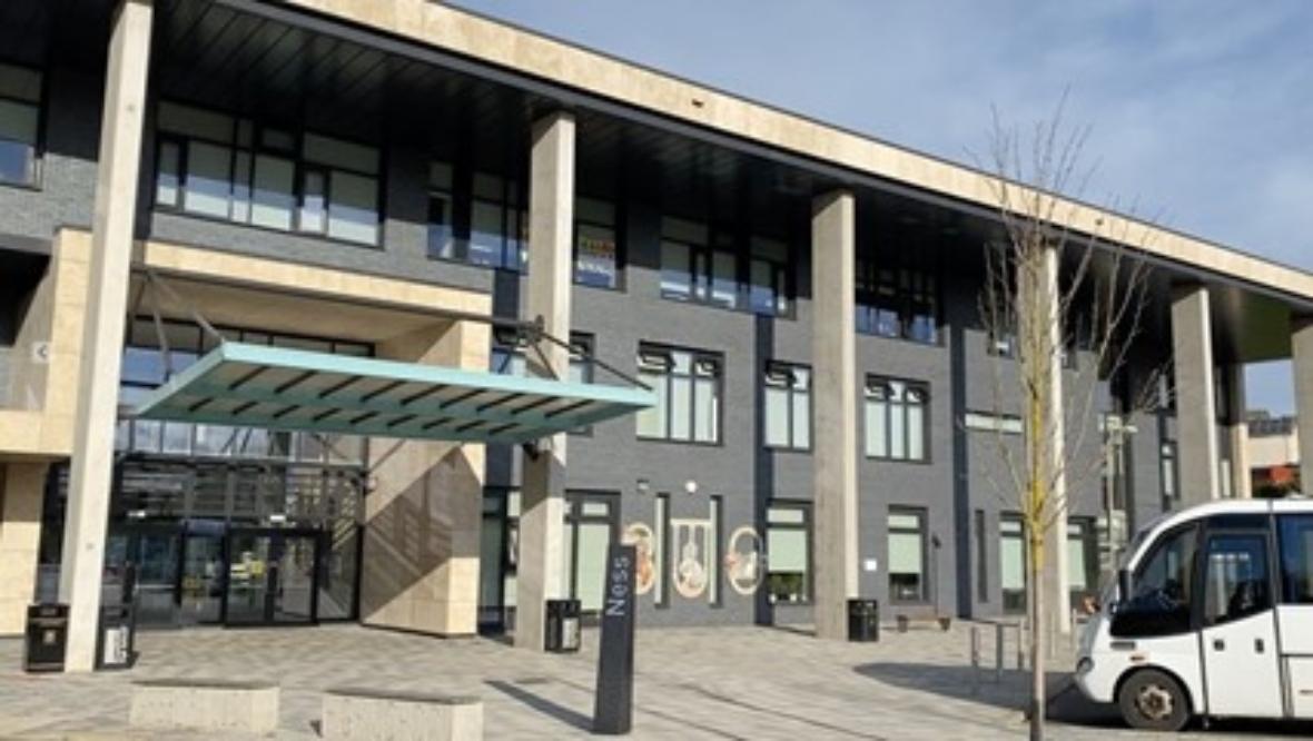 Male teacher arrested following allegation of voyeurism by pupil at Greenfaulds High School in Cumbernauld