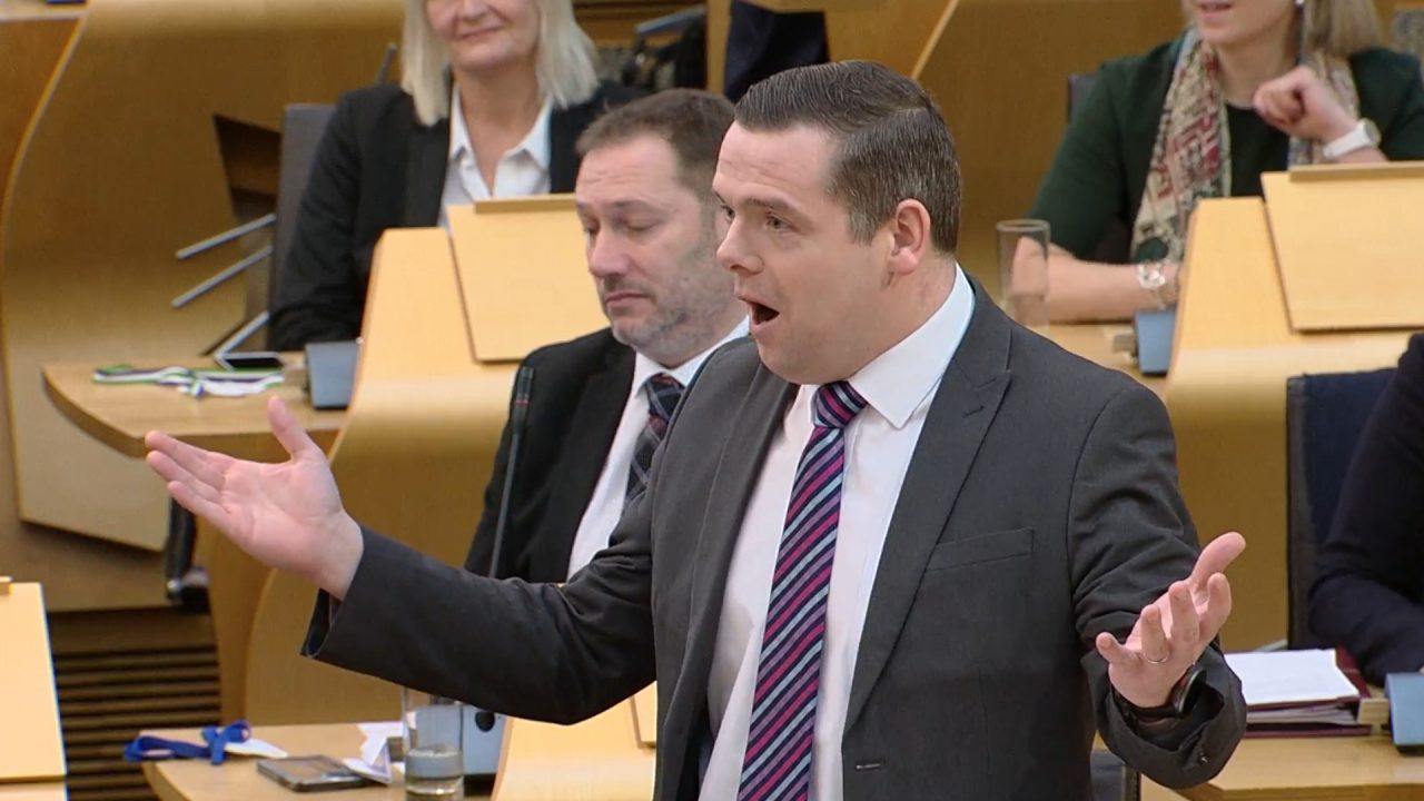 Last First Minister’s Questions for Douglas Ross before Scottish Tory leadership election result