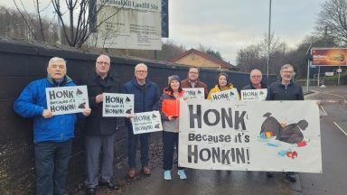 Glasgow east end landfill site protest amid calls for ‘managed closure’