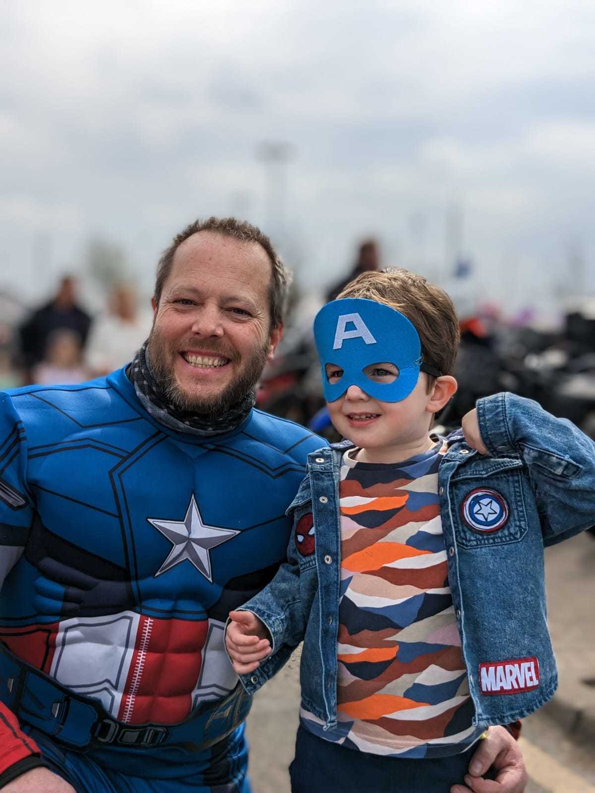 Participants came out in costume to support the annual Easter egg run
