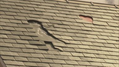 Highland roofer takes inspiration from Banksy