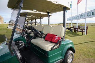 Highland golf club Royal Dornoch ‘first in the world’ to install defibrillators on buggies