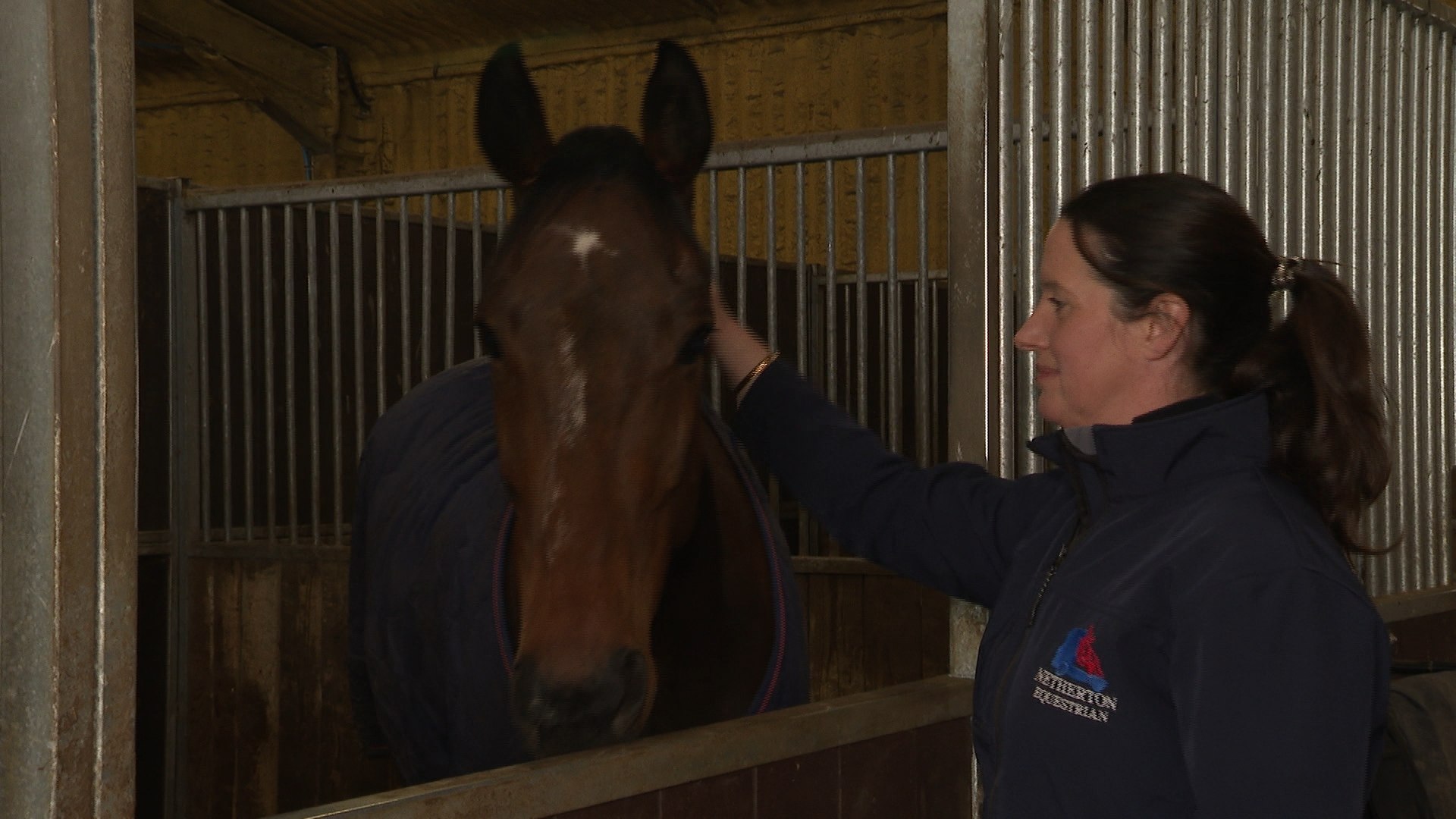 Doc and Libby Ker-Ramsay will be taking part in the Retrained Racehorse Parade at the Scottish Grand National