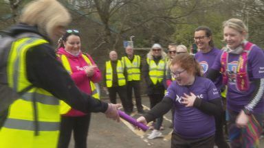 Family begins charity relay run to save daughter’s sight