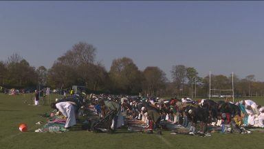 Muslims across Scotland celebrate the end of Ramadan