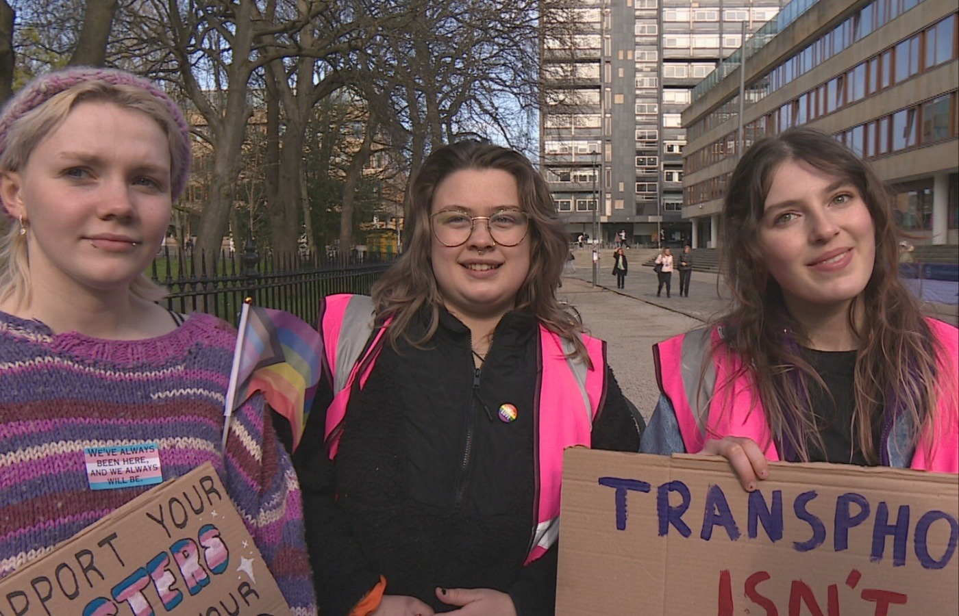 Members of Gender Liberation at the University of Edinburgh