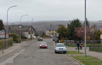 Motorcyclist rushed to hospital after crash with police van in Aberdeen