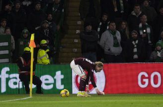 Offshore worker threw cup at ex-Rangers star from Celtic crowd in Hearts Premiership clash