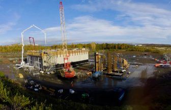 Record-breaking 5,000-tonne bridge move completed in Ravenscraig