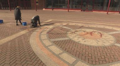 Hearts manager Robbie Neilson hits out over at ‘disappointing’ graffiti at Tynecastle