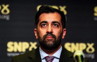 First Minister Humza Yousaf at SNP leadership hustings.