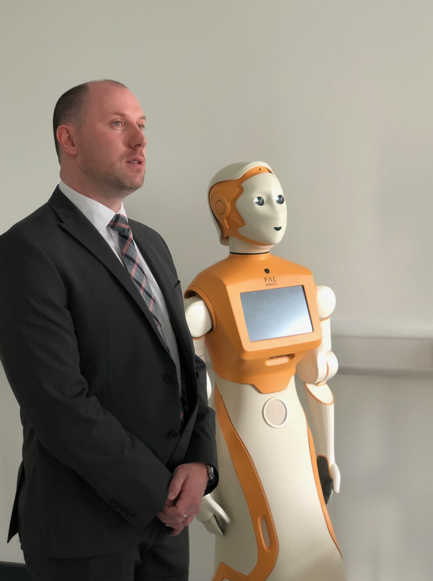 Wellbeing Economy Secretary Neil Gray at the National Robotarium in Edinburgh (Neil Pooran/PA)