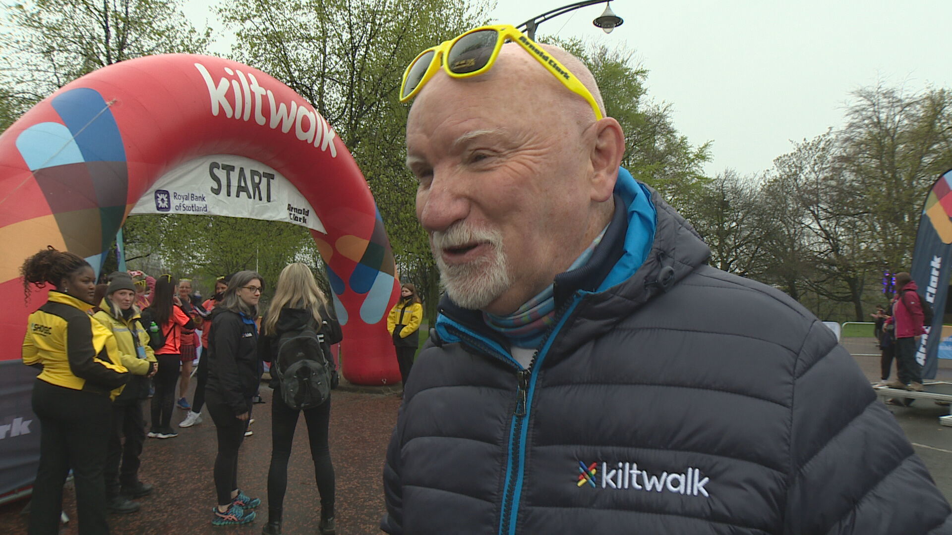 Sir Tom Hunter said the Kiltwalk community had 'done themselves proud'.