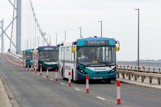 Self-driving bus service across the Firth of Forth opens to the public on Monday