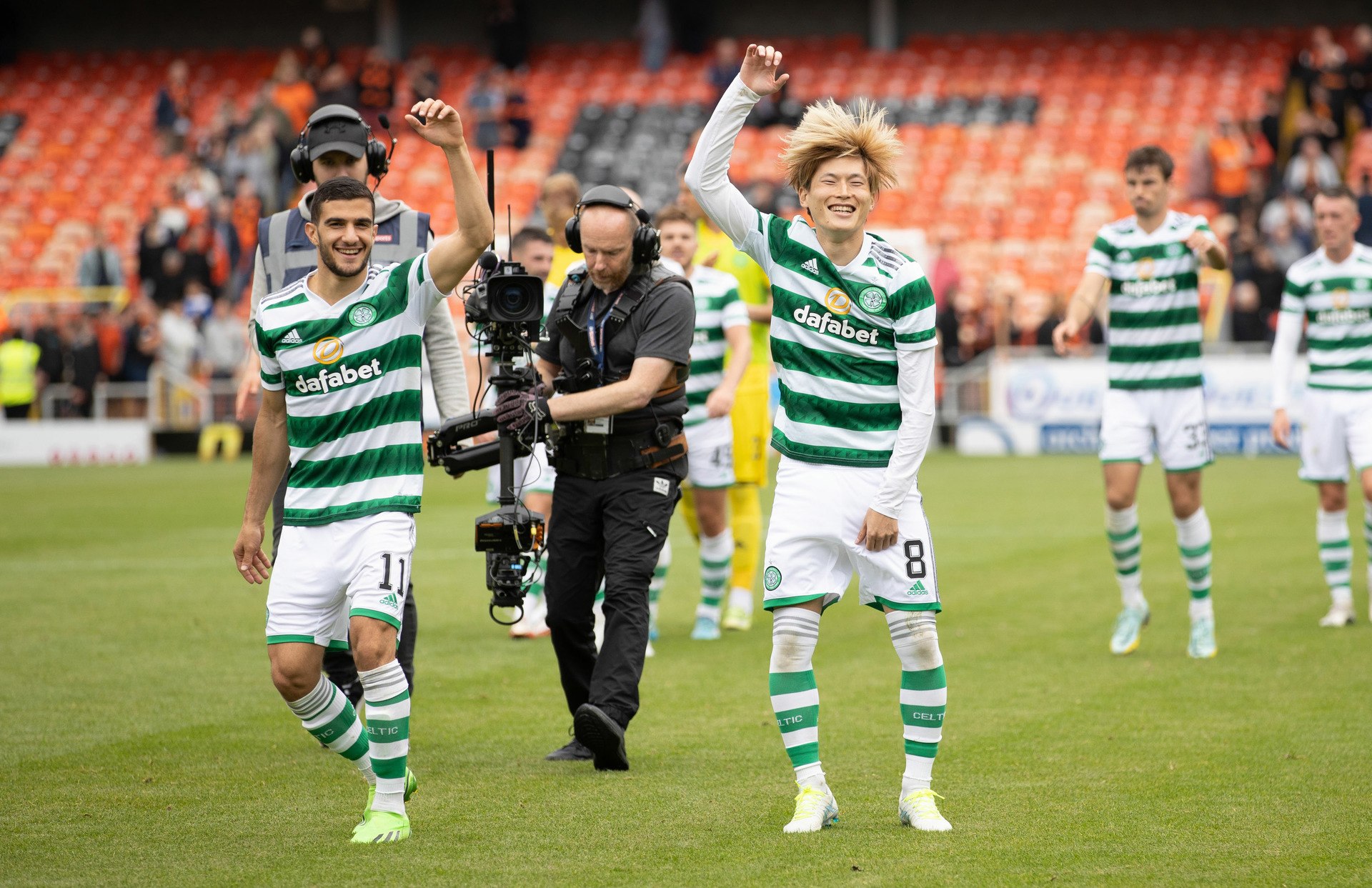 Celtic scored nine goals against Dundee United as they made a strong start to the league season. (Photo by Craig Williamson / SNS Group)