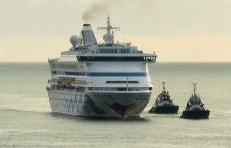 First cruise ship arrives at £400m expanded Aberdeen harbour South Harbour