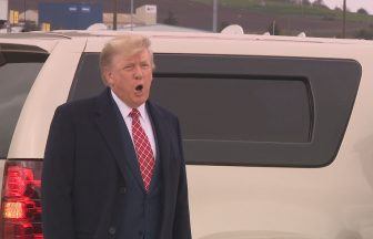 Former US president Donald Trump set to arrive at Turnberry course in Ayrshire