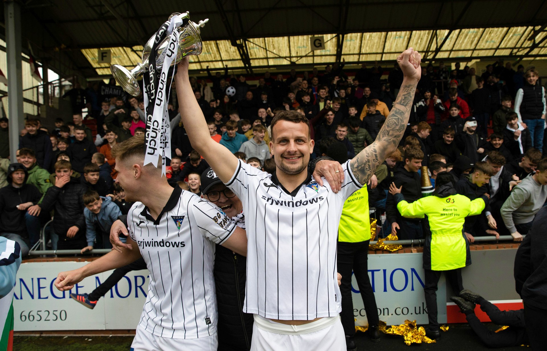 Dunfermline wrapped up the League One title in April. (Photo by Alan Harvey / SNS Group)