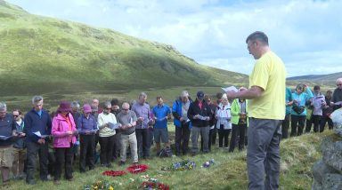 RAF Hercules: Families honour servicemen who died in Perthshire plane crash 30 years ago