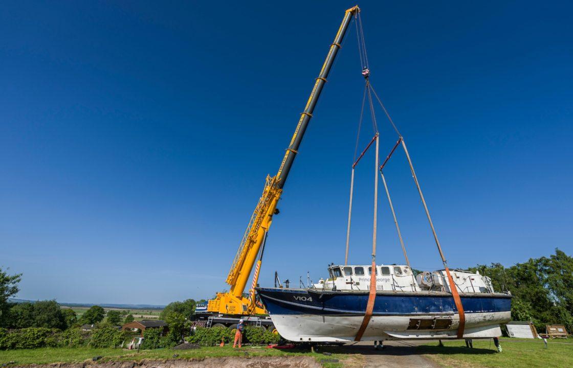 Stirlingshire farmer ‘throws a lifeline’ to former RNLI lifeboat destined for scrap heap