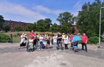 Angry locals protest over rat-infested children’s playpark in Govanhill