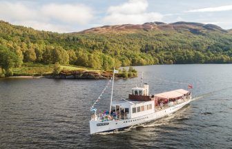 Century-old steamship Sir Walter Scott back in action on Loch Katrine after £750,000 restoration