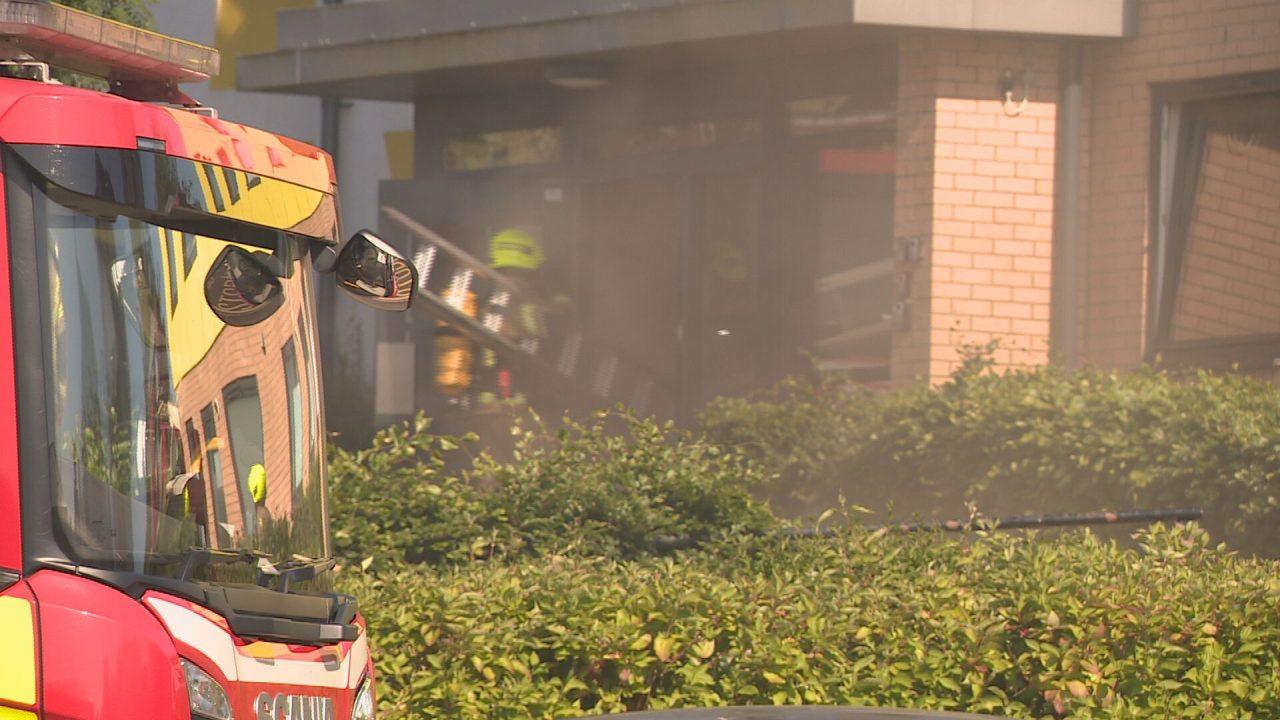 Two hospitalised after fire tears through block of flats in Edinburgh