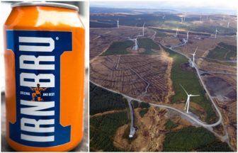 Wind farm helping power production of Irn-Bru opens in South Kyle