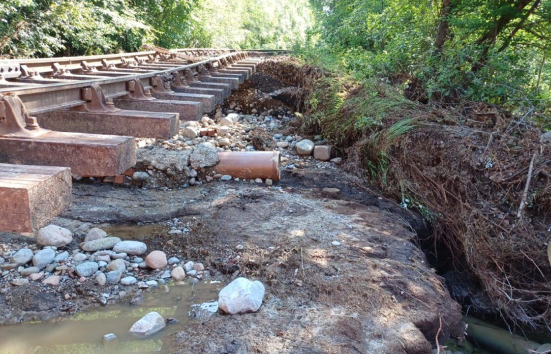 Flood-hit West Highland railway line to remain closed as repairs could take days, Network Rail says