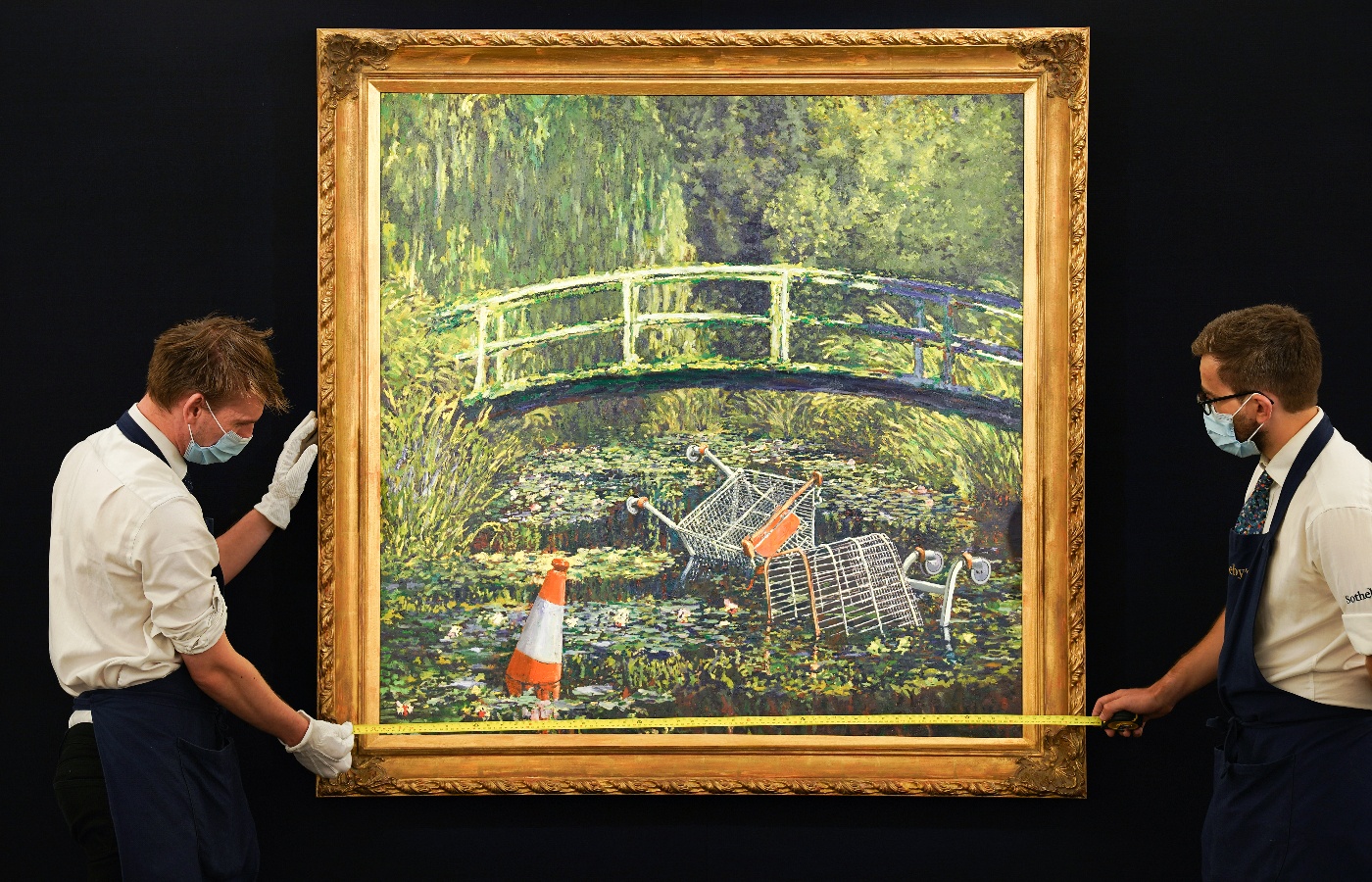 Banksy's 'Show Me The Monet' (2005).