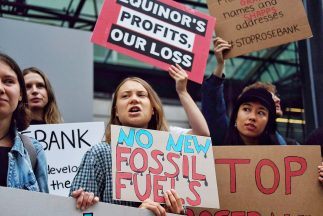 Greta Thunberg joins London protest against ‘destructive’ Equinor Rosebank oil field near Shetland