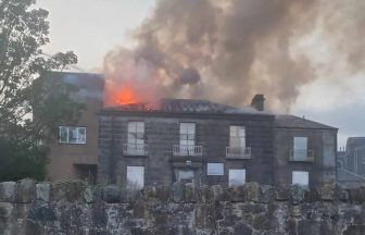 Appeal after fire at derelict building in Dunfermline causes roof to collapse