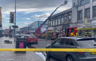 Fire crews battle blaze near historic former cinema building on Glasgow’s Kilmarnock Road