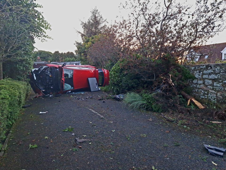 Driver escapes after stolen vehicle crashes on A71 near Edinburgh, says Police Scotland