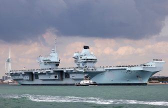 UK’s biggest warship HMS Prince of Wales back in action after repairs at Rosyth shipyard