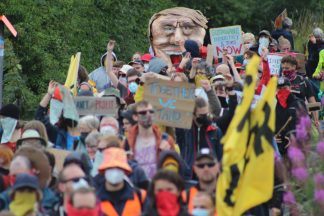 Five arrests after climate protest at Ineos oil refinery at Grangemouth