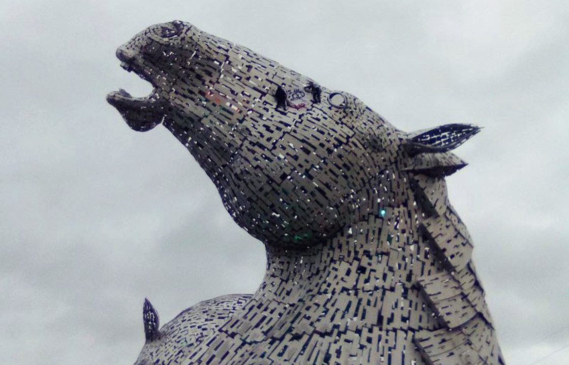 Climate activists who scaled Kelpies arrested as landmark reopened