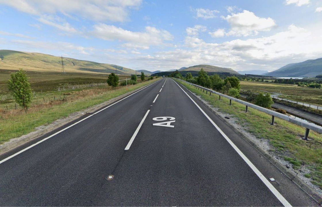 A9 Dalwhinnie: Four people in hospital after single-vehicle crash closes road