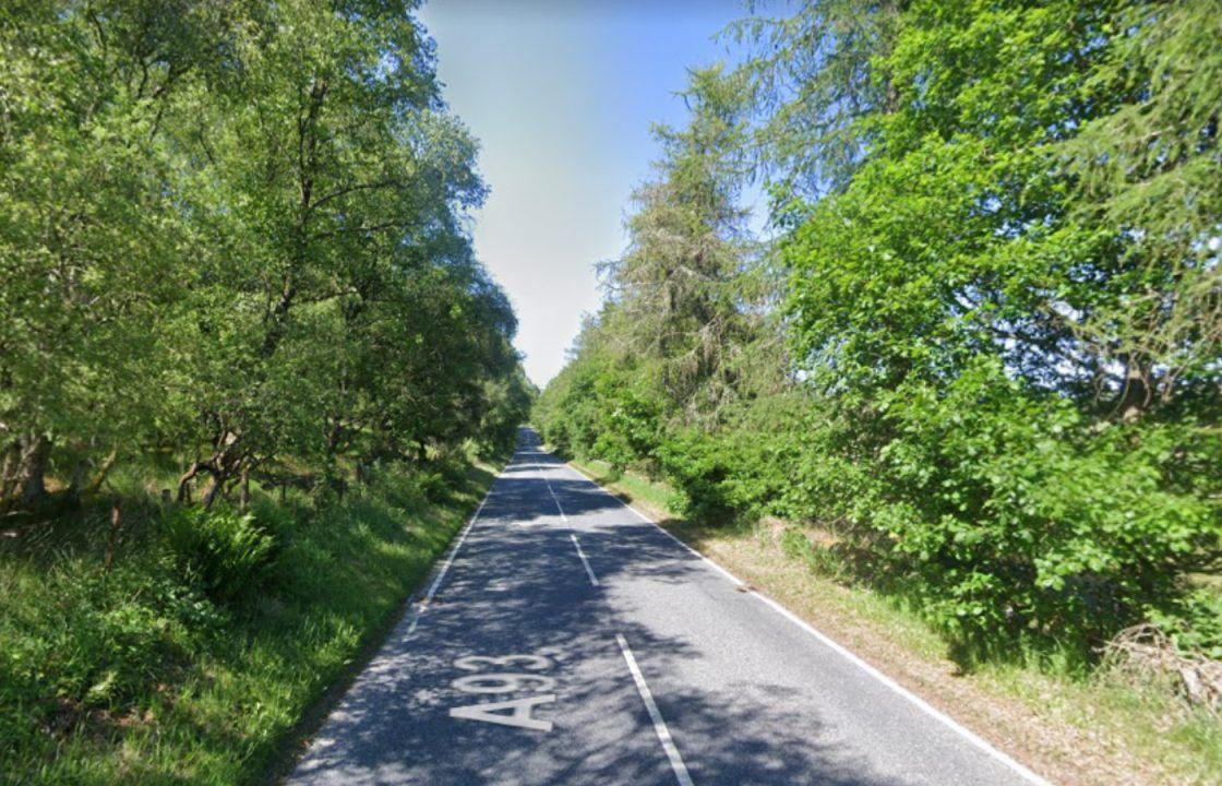 Motorcyclist dies following collision with car and pick up truck on A93 near Cairngorms