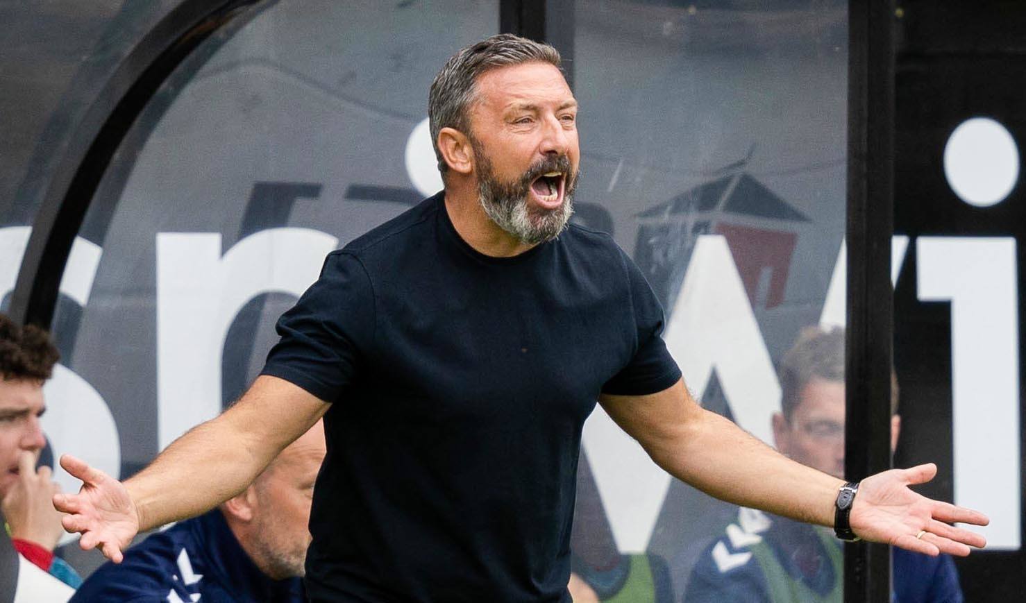Kilmarnock manager Derek Mcinnes during a Viaplay Cup group stage match between Dunfermline and Kilmarnock.  (Photo by Ross Parker / SNS Group)
