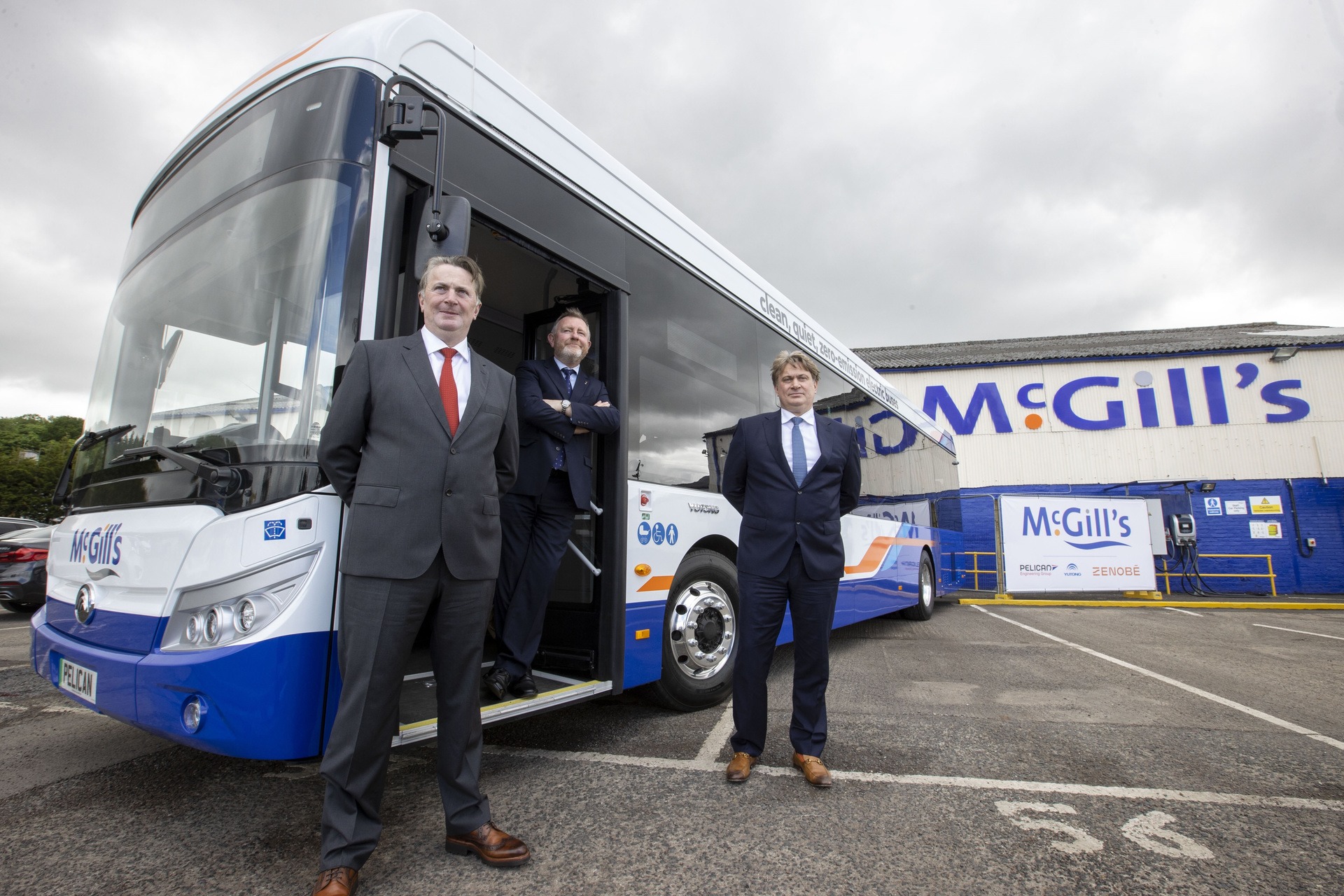 McGill's: Left to right Sandy Easdale, Ralph Roberts, James Easdale.