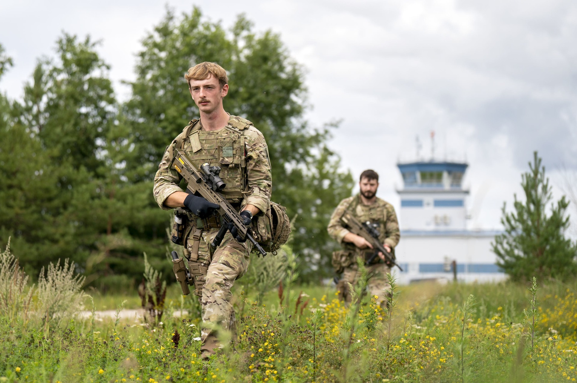 The deployment lasted four months (Jane Barlow/PA) 