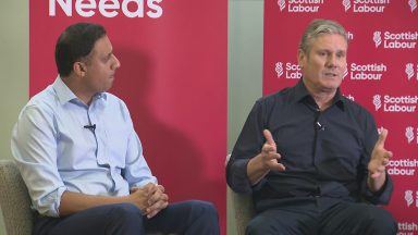 Scottish and UK Labour in agreement on two-child cap, Keir Starmer and Anas Sarwar insist at Rutherglen event