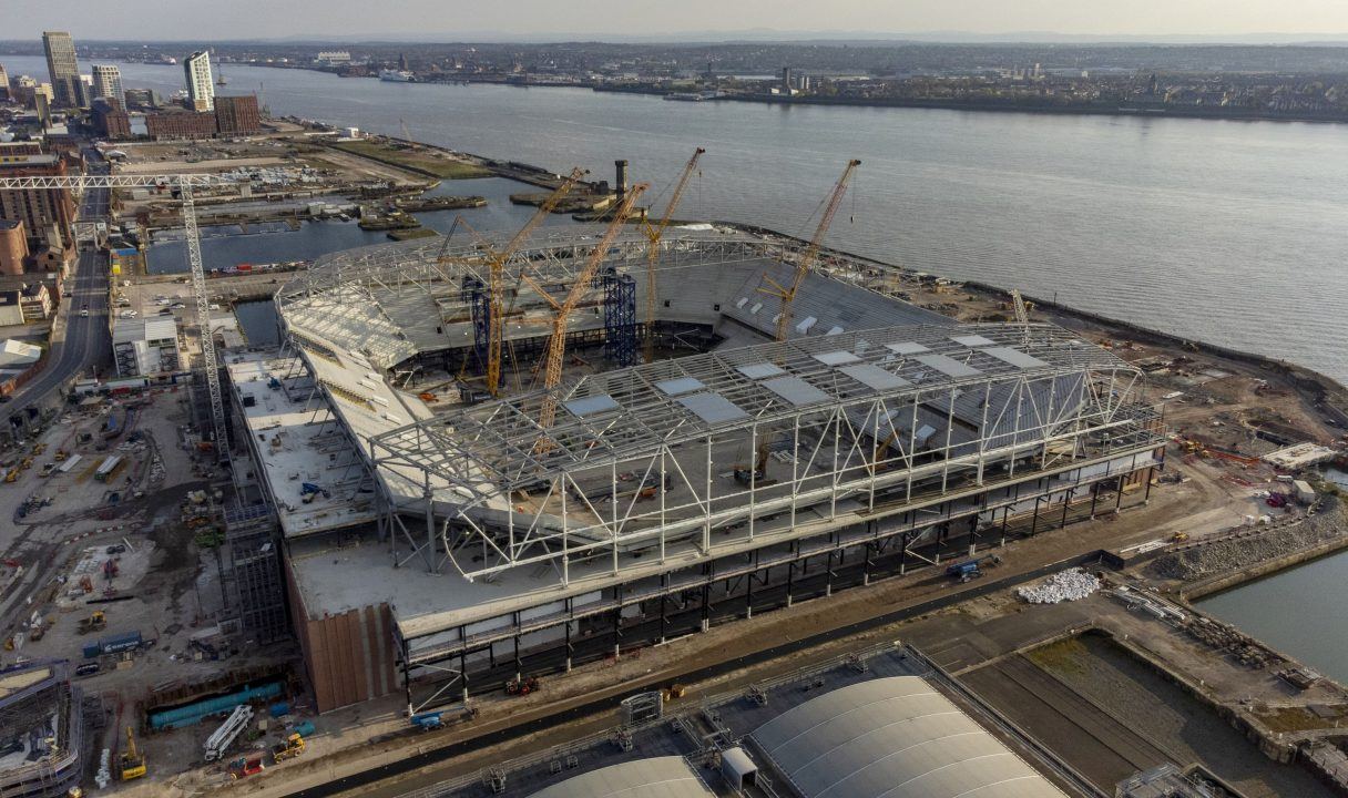 Worker, 26, dies after being injured at Everton’s new stadium