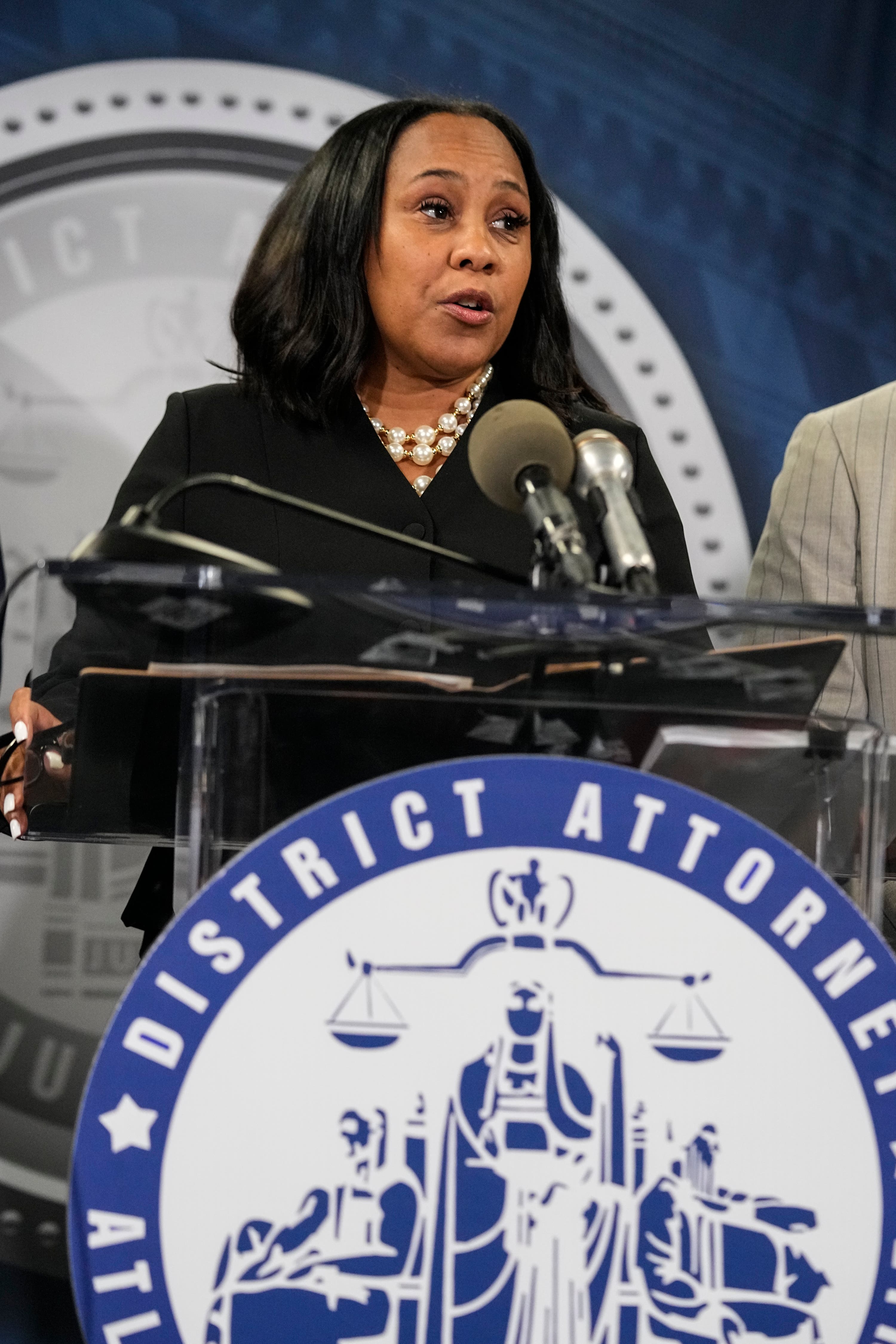 Fani Willis is Fulton County district attorney.