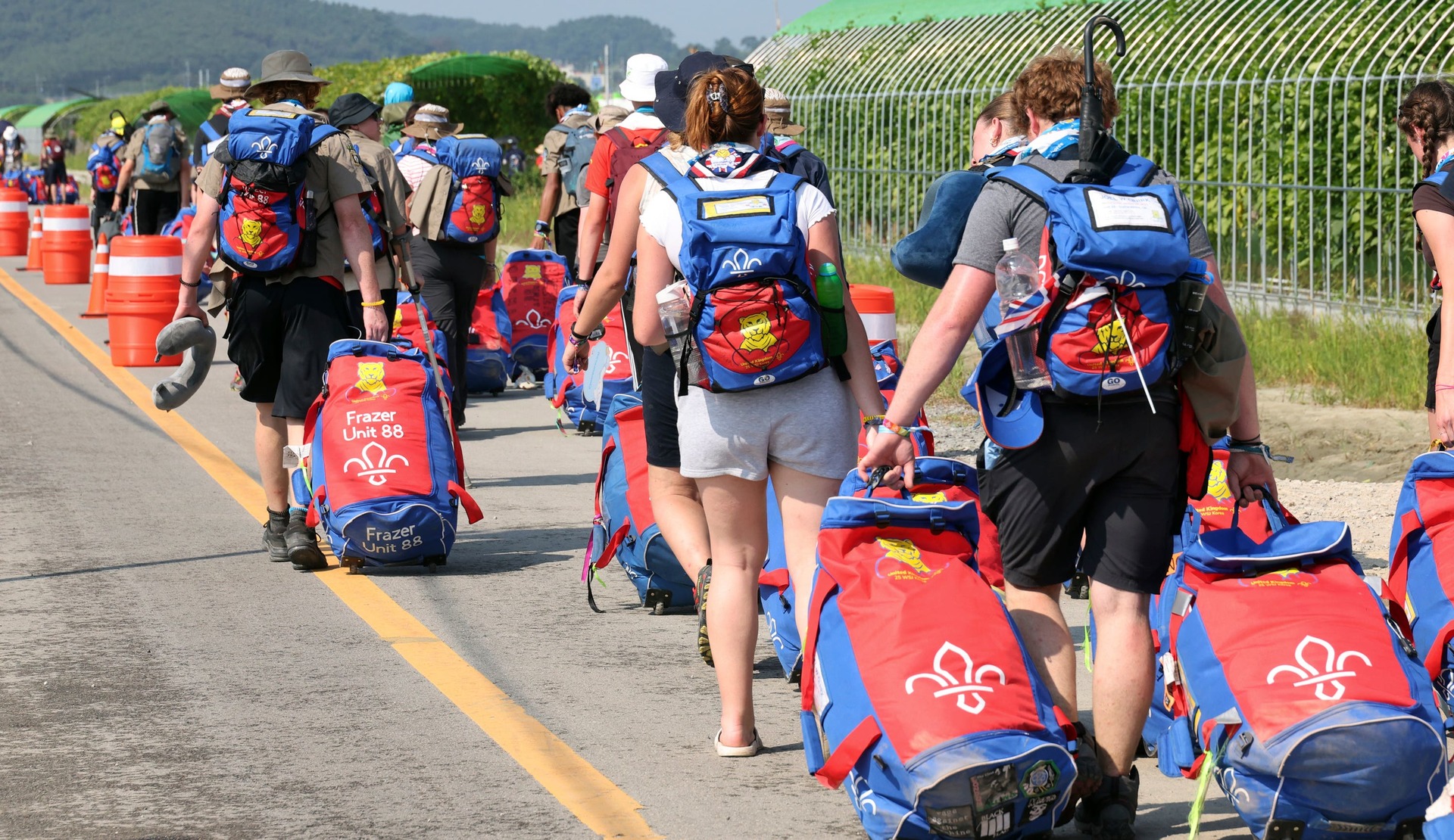 There are thousands of British scouts involved.