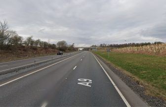 A9 Bankfoot to Birnam closed due to vehicle fire as Police Scotland attend scene