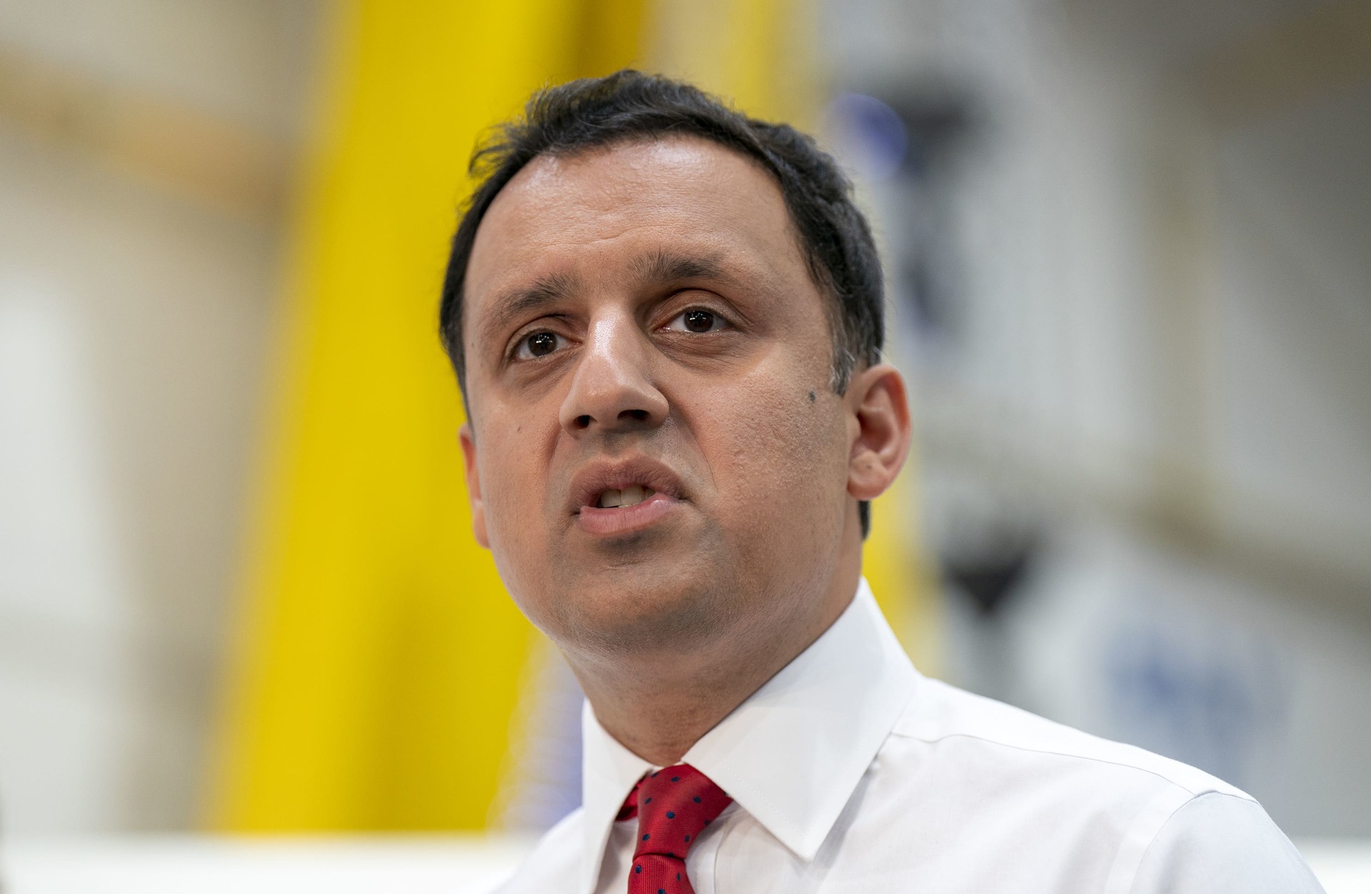 Anas Sarwar out campaigning in the seat as part of a ‘super Saturday’.